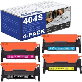 Resim Samsung CLT-404S Toner SL-C480FW SL-C430W C480 C480W C430 C433W Printer Toner (1BK+1C+1M+1Y) 