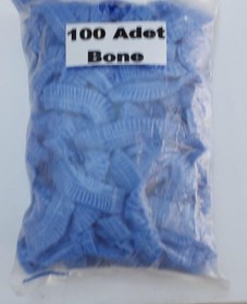 Resim Renktaş Mavi Tela Tek Kullanımlık Bone 100 Lü 100 Lü Mavi Tela Çok Renkli 