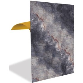 Resim Tink Kendinden Yapışkanlı Kırmızı Çizgi Desenli Pvc Panel 41x62 Cm 