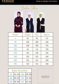 Resim Kadin Buyuk Beden Üç Düğmeli Likralı Yelek - Lacivert / XL 