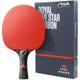 Resim Stiga Bat Royal 5 Star Carbon Masa Tenisi Raketi 1215-2818-01 