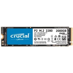 Resim Crucial CT2000P2SSD8 2 TB P2 M.2 NVMe PCIe SSD PN 