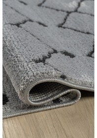 Resim Matta Siyah Gri Halı Salon Oturma Odası Çocuk Odası Yatak Odası Halısı 2022 Siyah 