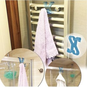 Resim Hang İt Pratik Kolay Taşımabilir Havlupan 2 Kancalı Banyo Askısı 5311 Renkli 