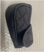 Resim Tongdashop Kaydırmaz Ve Aşınmaya Dayanıklı Siyah Vites Kolu Kılıfı, Araç İçi Dekorasyon Koruma Kılıfı 