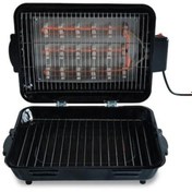 Resim yeni11 Tel Rezistanslı Elektrikli Emaye Izgara Mangal Barbekü Büyük Boy 