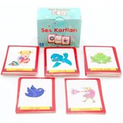 Resim Yuka Kids Ses Kartları - 56 Kart - Özel Eğitim Yukakids Işitsel Algı Taklit Kartları 