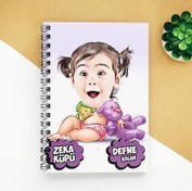 Resim Zeka Küpü Kız Karikatürlü Defter 