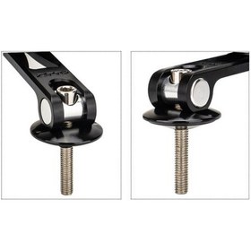 Resim Createtech Vkemall Tutucu Telefon Telef Cep Bisiklet Bisiklet Ayarlanabilir Anti-titreşim Jw Titanyum 