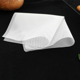 Resim 1 Adet Premium Silikon Kurutucu Levha - Yapışmaz & Yeniden Kullanılabilir, Gıda Sınıfı File Ped, Meyve & Gıda Kurutma İçin Çeşitli Boyutlarda, Kolay Temizlenebilir Mutfak Aksesuarı 