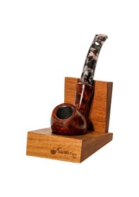 Resim Şahin Outdoor 6 Yıldız 9mm. Filtreli Akrilik Saplı Pipo 260008 