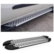 Resim Mitsubishi L200 Triton Galaxy Uyumlu Yan Basamak Alüminyum Gri 200 Cm 2015 2016 2017 2018 2019 2020 