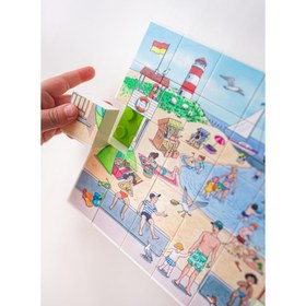 Resim Hubelino 35 Parça Puzzle Plaj Tatili 410221 