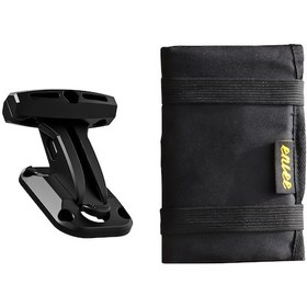 Resim Mufunye Bisiklet Tamir Aleti Çantası, Lastik Tamiri Araçları İle Siyah, Jant Çantası, Koltuk Bağlama Tipi, Genişletilebilir Rafta Dahil Siyah 