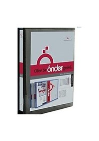 Resim Önder Sunum Klasörü Firma Klasörü 2 Halkalı 30 Mm A4 Siyah 