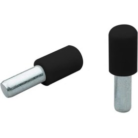 Resim Ayder Mobilya Aksesuarları Plastik Başlı Metal Raf Pimi 5 mm Siyah ( 100 Adet ) 