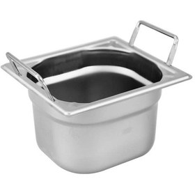 Resim Öztiryakiler Saplı Köşe Desenli Gastronom Küvet, 20 Cm, 1/6 