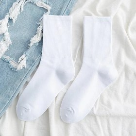 Resim Worthy Socks 4 Çift Unisex Tenis Spor Kolej Çorap 