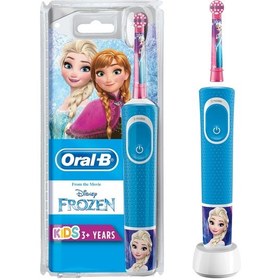 Resim Oral-B Çocuklar İçin Şarj Edilebilir Diş Fırçası D100 Frozen Özel Seri 