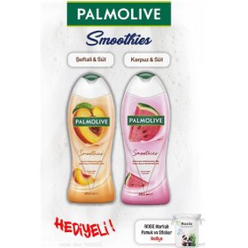 Resim Palmolive Smoothies 2'li 450 Ml Duş Jeli, Rosıe Pamuk Hediye Fresh 
