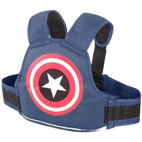 Resim Çocuk Emniyet Kemeri Karikatür Çocuk Motosikleti Emniyet Kemeri Ayarlanabilir Blue Shield 