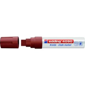 Resim Edding 4090 Kara Tahta Ve Cam Için Tebeşirli Kalem 15 Mm Kahverengi 