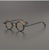 Resim Willowhaven Tortoise Kabuk Desenli Asit Asetat Çerçeveli Retro Yuvarlak Gözlük 