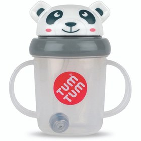 Resim Tum Tum Pip Panda Pipetli Damlatmayan Alıştırma Bardağı 