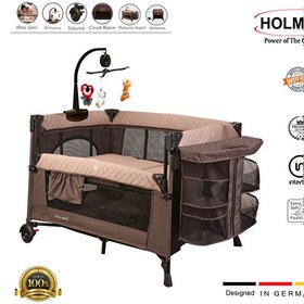 Resim Holmer Maxi Comfort Coolstyle Anne Yanı Premium Dönenceli Oyun Parkı Deluxe Kumaş 70x110 CM Bej 