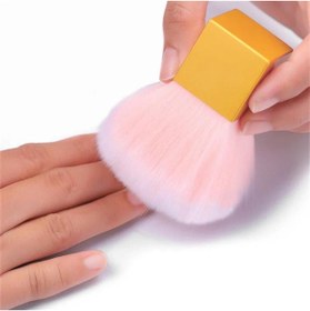 Resim ELLEA NAIL Toz Fırçası Pembe Yumuşak Lüks Seri 