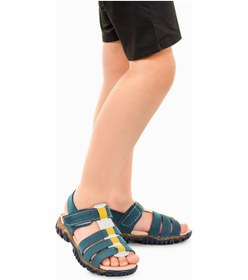 Resim Kiko Kids Erkek Çocuk Sandalet Arz 2358 Petrol - Sarı 