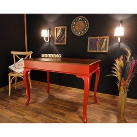 Resim Wooding-Mobilya Wooding 100 Cm Masif Kırmızı Ceviz Yemek Masası 