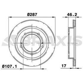 Resim Fren Diski Ön Havalı Suzukı Vıtara 5 Kapı 90-98 Jımıny 05- 287x5 