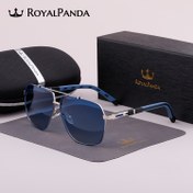 Resim ROYALPANDA UV400 Polarize Edilmiş Kare Moda Gözlükleri Erkekler ve Kadınlar İçin - Hafif Metal Çerçeve, Altın Detaylı Retro Tasarım, Kılıf ve Temizleme Bezi İçerir - Dış Mekan Yürüyüş Bisiklet Balıkçılık Tatil Parti Aksesuarları, Yürüyüş Gözlüğü, Şık Gözlük, Dayanıklı Gözlük 