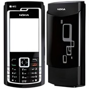 Resim OEM Nokia N72 Kapak Siyah + Tuş Takımı 