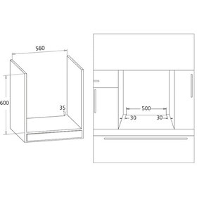 Resim Simfer 7327 60 L Cam Ankastre Fırın Siyah 