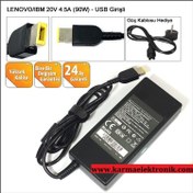 Resim Lenovo 45N0238 Notebook Adaptör - Laptop Şarj (Afila 20V 4.5A 90W) 