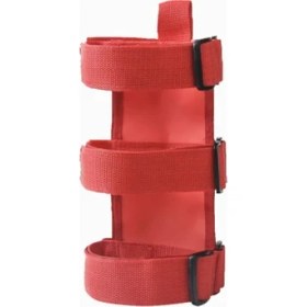 Resim Cdwishbest Kırmızı Ayarlanabilir Söndürücü Montaj Kayışı Oxford Kumaş Araba Rulo Bar Yangın Söndürücü Tutucu Kemer Jeep Wrangler Tj Jk Jl Için (Yurt Dışından) 