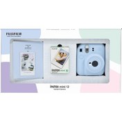 Resim Fujifilm Instax Mini 12 Fotoğraf Makinesi + 10'lu Film + Pvc Albüm Bundle Box Mavi 