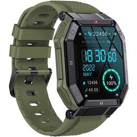 Resim Tenfowee Lemfo K55 Akıllı Spor Saati 1.85" Dokunmatik Ekran 20 Gün Pil 24 Spor Modu 