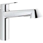 Resim Grohe Eviye Bataryası Spiralli 2 Fonksiyonlu Eurodisc Krom - 32257002 