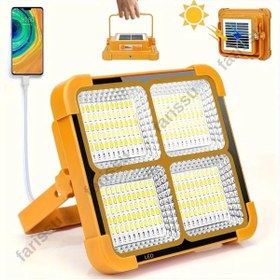 Resim farissu Solar panelli çakar özellikli dış mekan aydınlatmasına uygun projektör 