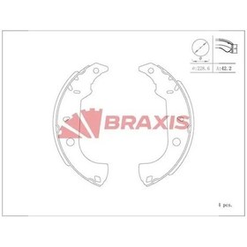 Resim Fiat Tipo Arka Fren Balatasi 1990-2001 Braxıs Ac0140 