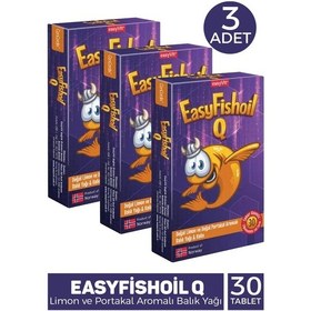Resim Easyfishoil Q 30 Çiğneme Tableti 3 Adet 