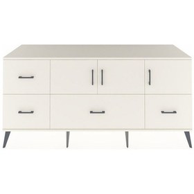 Resim Kronos Konsol 4 Raflı 4 Çekmeceli 3 Kapaklı 176x59x83 Aytaşı-aytaşı/aytaşı Aytası 