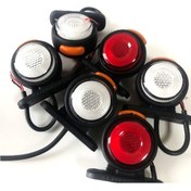 Resim Neon Ledli Takoz Lamba 12-24 Volt Kırmızı-beyaz 2 Adet 
