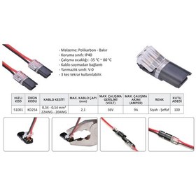 Resim Nexo Soket Tipi Hızlı Kablo Birleştirme Konnektörü 5 Adet 