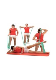 Resim Pilates Egzersiz Bandı Pilates Yoga Ayak Kol Bant Direnç Lastiği 