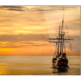 Resim Olinpa Cam Ocak Arkası Koruyucu | Yelkenli Model 