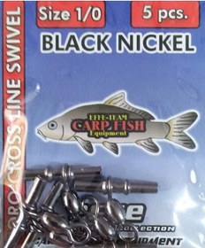 Resim Effe Black Nıckel T-Fırdöndü 5,Li Paket - 1/0 - Numara 